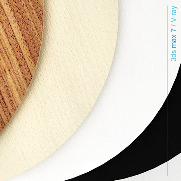 arne jacobsen tables 3d model - circular table span legs... by Lajhar 